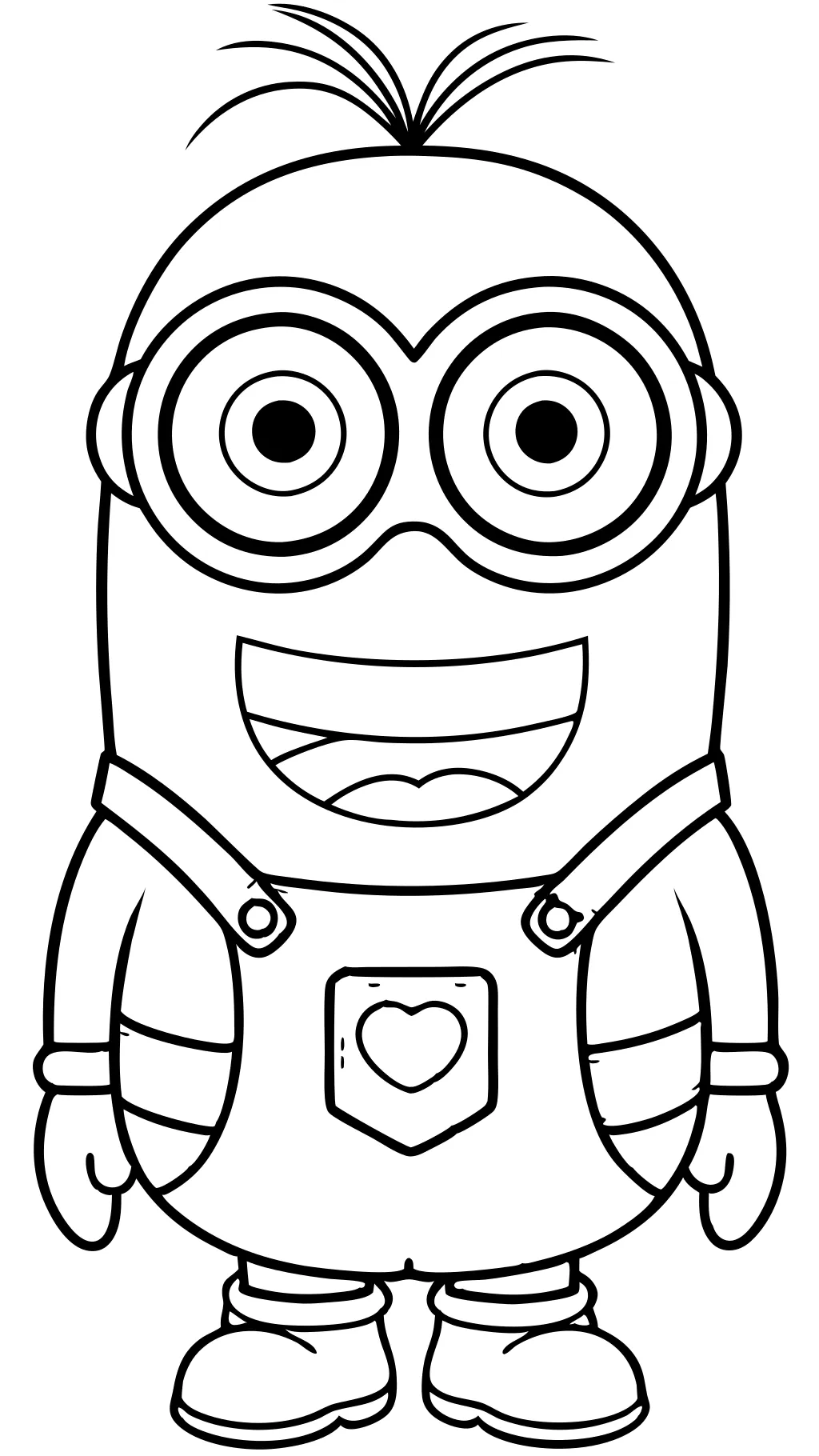 Página para colorear de Minion